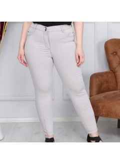 large size lycra linen trousers